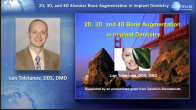 2D, 3D, and 4D Alveolar Bone Augmentation in Implant Dentistry: Thinking Outside the Box Webinar Thumbnail