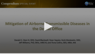 Mitigation of Airborne Transmissible Diseases in the Dental Office Webinar Thumbnail