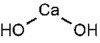 Fig 1. Structure of the calcium hydroxide molecule.