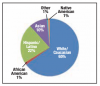 Fig 1. Race/ethnicity demographics of student respondents.