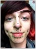 Figure 12. Multiple facial piercings.