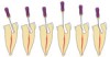 Fig. 11 Images using traditional round burs demonstrate the futility of file insertion. An irregular, parallel-sided access "tunnel" with a wide base makes the discovery of tiny calcified canals dangerous and frustrating.