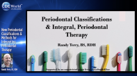 New Periodontal Classifications & Methods for Integrating Periodontal Therapy Webinar Thumbnail
