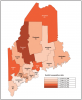 Figure 1. EFDA provider distribution and dentist to population ratio map