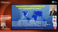Management of Periodontitis and Peri-Implantitis by Lasers Webinar Thumbnail