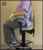 Figure 22 - Stool with backrest