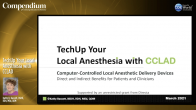 TechUp Your Local Anesthesia with CCLAD Webinar Thumbnail