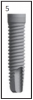 Figure 5 – The new generation, roughened surface implant