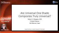 Are Universal One Shade Composites Truly Universal? Webinar Thumbnail