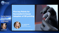 Five Key Points for Successful In-house Adoption of 3D Printing Webinar Thumbnail