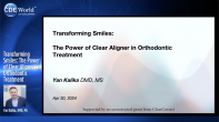 Transforming Smiles: The Power of Clear Aligners in Orthodontic Treatment Webinar Thumbnail