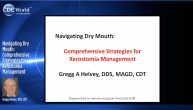 Navigating Dry Mouth: Comprehensive Strategies for Xerostomia Management Webinar Thumbnail