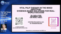 Vital Pulp Therapy in the Mixed Dentition: Evidence-Based Solutions for Real-World Success Webinar Thumbnail